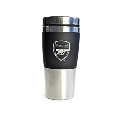 Image of Wizzard Gifts Ltd Arsenal Executive Handleless Stainless Steel Travel Mug