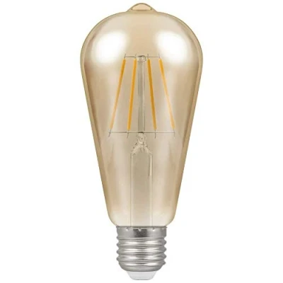 Image of Crompton LED ST64 Filament Antique 7.5W Dimmable 2200K ES E27