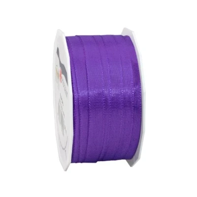 Image of C.E. Pattberg Präsent Europa Taffeta Ribbon Purple 10 mm width, 50 m length