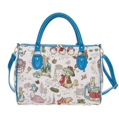 Image of Signare Beatrix Potter Peter Rabbit Tapestry Bag Collection Classic British Character Totes, Eco Friendly Handbags, Whimsical Designs for All Ages (Travel Bag)
