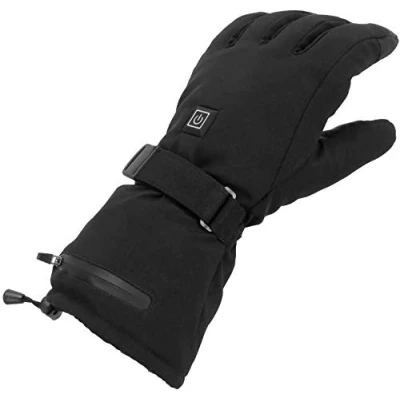 Image of Heated Gloves,Electric Rechargeable Battery Heat Gloves for Men Women,7.4V 2200MAH Powered Electric Ski Bike Motorcycle Warm Hand Warmers,Winter Snow Mittens