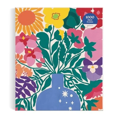 Image of Galison Zodiac Flowers 1000 Piece Puzzle Featuring Artistic Paired With Signs