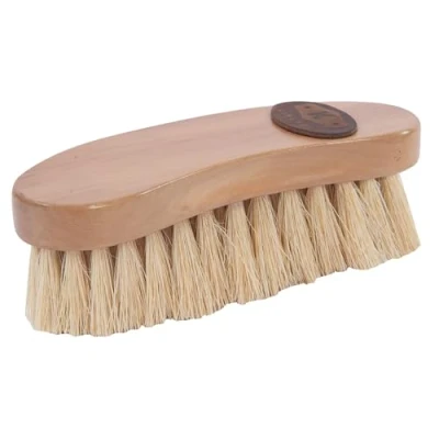 Image of Kincade Wooden Deluxe Banana Shaped Dandy Brush, Natural