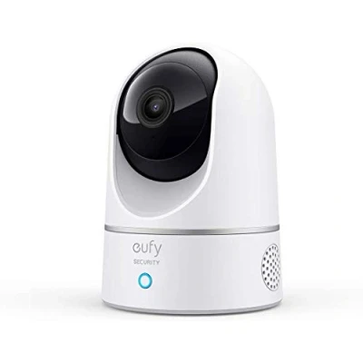 Image of eufy Security Indoor Cam E220, 2K Pan &amp; Tilt Camera, Plug in Camera with Wi Fi, Human Pet AI, Voice Assistant Compatibility, Night Vision,Homebase not Compatible(Renewed)