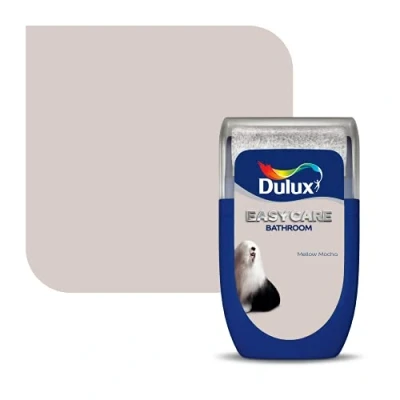 Image of Dulux 5268290 Easycare Bathroom Tester Paint, Jasmine White, 30 Millilitres
