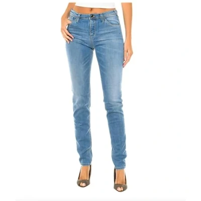 Image of Armani Jeans Womens Blue Cotton Size 24 (Waist)