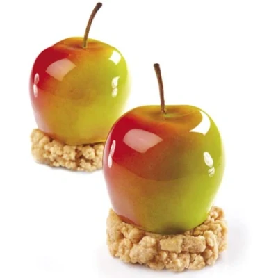 Image of Panier Des Chefs Tutti Frutti Silicone Kitchen Mould Apple 20 Footprints