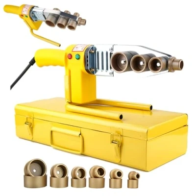 Image of JMbpkduHs Plastic Pipe Welding Machine,(20 32mm/20 63mm) Ppr Fusion Welder, Water Machine, For Pe Pb Hdpe (340℃ Constant Temperature),#63