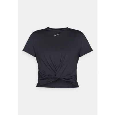 Image of Nike Performance ONE TOP Sports Tshirt, Women&#039;s, Size: XL, Black/white