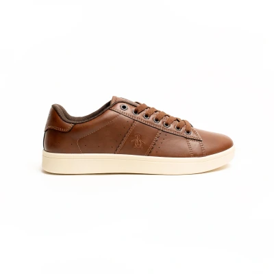 Image of Original Penguin Steadman Retro Mens Tan Shoe Size 7 UK Brown