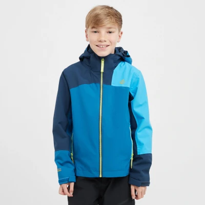 Image of Dare 2b Kids Water Repellent&#039; Explore II Waterproof Jacket Moonlight Denim, Size: 3 4 Years