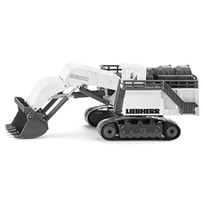 Image of siku 1798, Liebherr R9800 Mining Excavator, 1:87, Metal/Plastic, White, Functional folding shovel