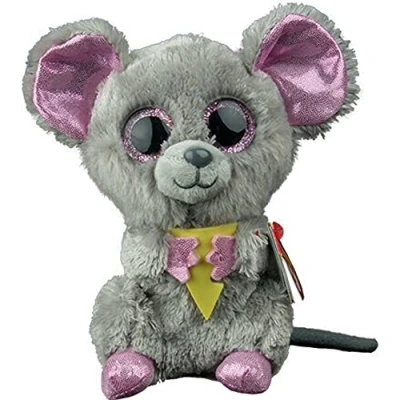 Image of TY Beanie Boo Plush Squeaker the Mouse 15cm