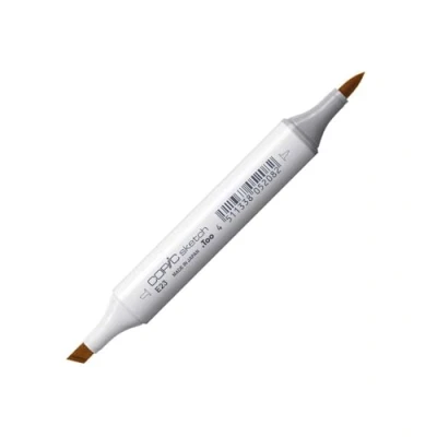 Image of COPIC Sketch Coloured Marker Pen (E 23) Hazelnut, For Art &amp; Crafts, Colouring, Graphics, Highlighter, Design, Anime, Professional Beginners, Supplies Colouring Books