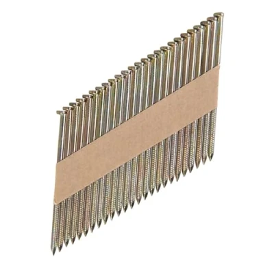 Image of Dapetz ® Galvanised Ring Nails 3.1 x 75 mm 34 Paper Collated Clipped D Head Air Framing for Nailer Guns Home Decor, Woodwork, Furniture Outdoor, Fence and Crafts DIY