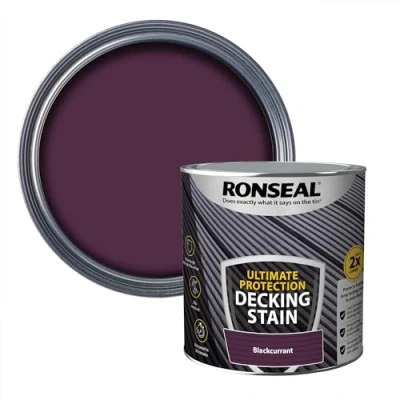 Image of Ronseal Ultimate Protection Decking Stain 2.5L Blackcurrant