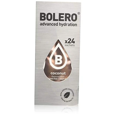 Image of Bolero Classic Powder Sachet, 9 g, Coconut, 24 Count
