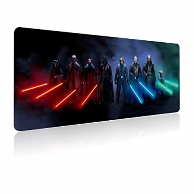 Image of Extra Large Gaming Mouse Pad Custom Mousepad with Non Slip Rubber Base,Stitched Edges Mat,Washable Desk Pad,Portable Computer Keyboard &amp; Mice Combo Pads 31.5x15.7 Inch