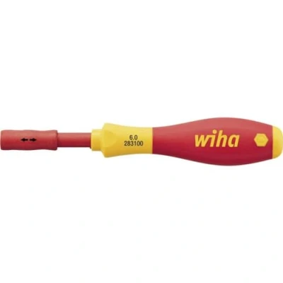 Image of Wiha SoftFinish Electric slimVario, Red/Yellow, (283100)