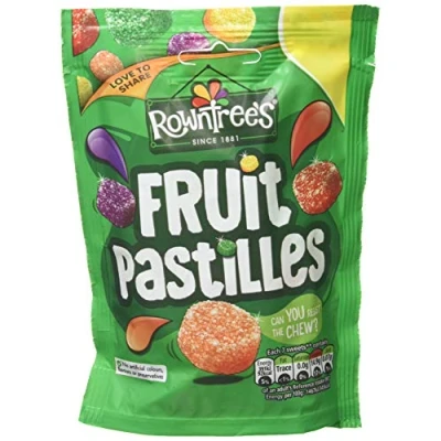 Image of Rowntree&#039;s Fruit Pastilles Pouch 120g Sharing Bag Pack of 10