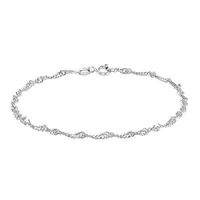 Image of Amor bracelet 925 sterling silver unisex ladies men arm jewelry, 19 cm, silver, Comes in jewelry gift box, 9048311