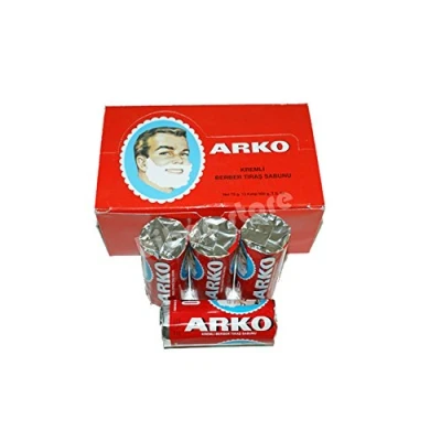 Image of Arko shaving soap, pack of 5