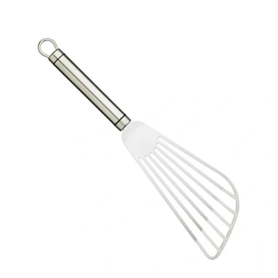 Image of KitchenCraft KCPROFS Professional Fish Slice, Stainless Steel, 26.5 cm, Silver