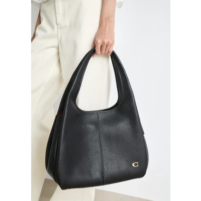 Image of Coach Polished Pebble LANA Shoulder BAG Handbag, Women&#039;s, Size: One Size, Black