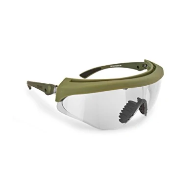 Image of BERTONI Shooting Glasses Shatterproof and Antifog Lens Adjustable Lens&#039; Angle AF869 Tactical Safety Protective (Clear Lens)