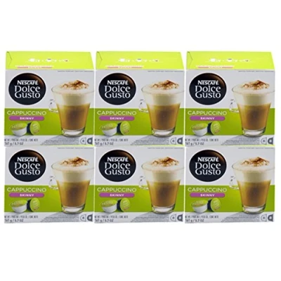 Image of Dolce Gusto 100 Pods Skinny Cappuccino Mix (50 Coffee and 50 Milk)