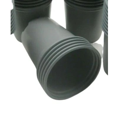 Image of Recycled &amp; Recyclable Plastic 9cm Plant Pots/Flowerpots (x50)
