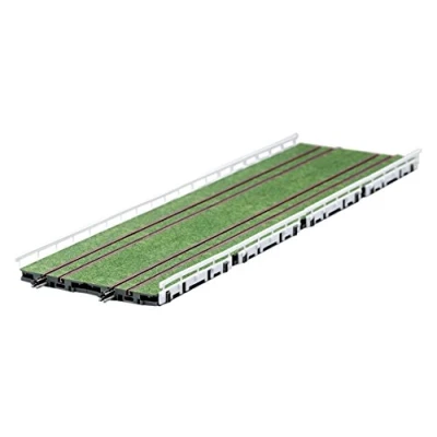 Image of TomyTEC 017899 8 Tram Track Straight 70mm Green