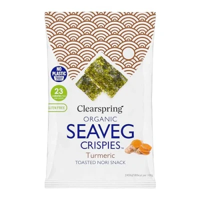 Image of Clearspring Organic Seaveg Crispies (1, Turmeric)