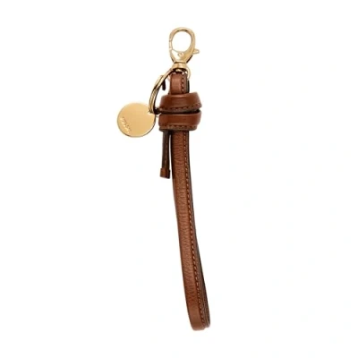 Image of Fossil Women keyfob Key Fob, Brown, L x 3.8 cm W 19.1 H
