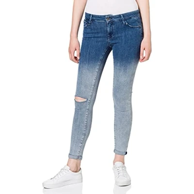 Image of Mavi Women&#039;s Lexy Skinny Jeans, Blue Slide Glam 25201, 28W / 32L