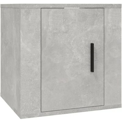 Image of vidaXL Wall Mounted TV Cabinet Concrete Grey 40x34,5x40 cm