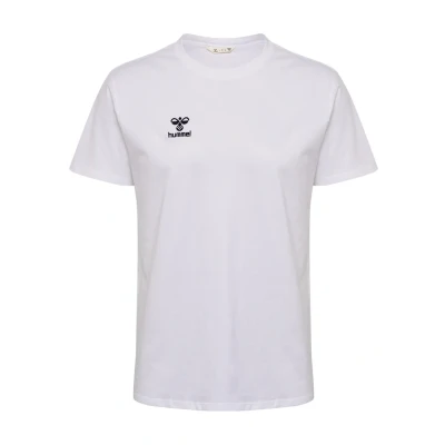 Image of hummel GO 2.0 T Shirt S/S Men&#039;s Short Sleeved Sports Training for Fitness, and Leisure Made from 100% Organic Cotton Comfortable Fit, Stretch Jersey Fabric Crew Neck