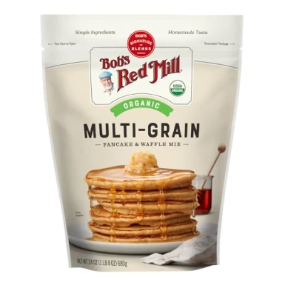 Image of Bob&#039;s Red Mill OG 7 Grain Pancakeund Waffle Mix 24 Oz