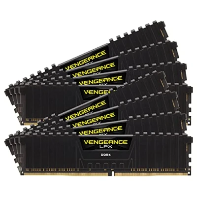 Image of Corsair Vengeance LPX 256GB (8x 32GB) DDR4 3600 (PC4 28800) C18 Desktop Memory Black