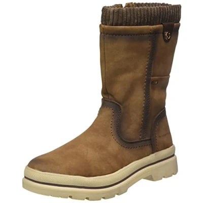Image of TOM TAILOR Women&#039;s 4294609 Mid Calf Boot, Whisky Brown, 5.5 UK