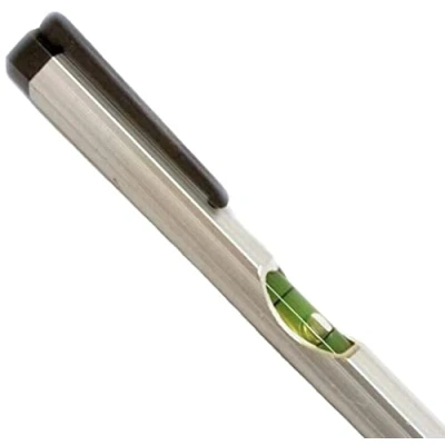 Image of 6&quot; Aluminum Pocket Spirit Level Pen Style Garage Shed Gift Portable DIY Tool