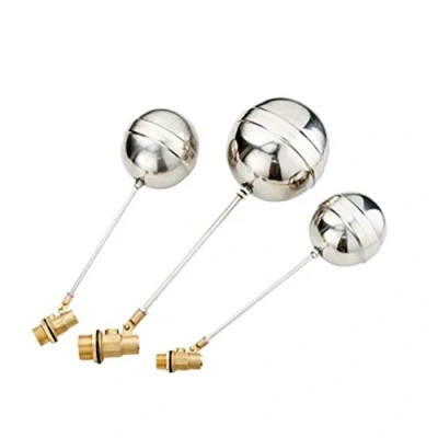 Image of Fa 1/2&quot; 3/4&quot; 1&quot; Brass Float Valve Cold And Hot Water Tank Floating Ball Stainless Steel 201 Stem Flow Control Cistern/Expansion Tanks (Color : 1Pc, Size 1/2&quot;)