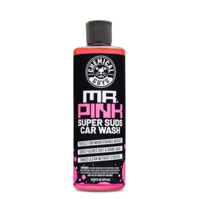 Image of Chemical Guys CWS_402_16 Mr. Pink Super Suds Shampoo &amp; Superior Surface Cleaning Soap, 16 oz