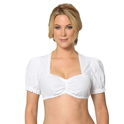 Image of Stockerpoint Women&#039;s B 3030 Short Sleeve Blouse,White (White), XXS