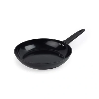 Image of Russell Hobbs RH03255EU7 Verde Thermocollar 28cm Frying Pan Healthy Ceramic Non Stick Coating, PFAS Free, Recycled Aluminum Body, Induction Egg Omelette Cooking Pan, Temperature Indicator Cookware