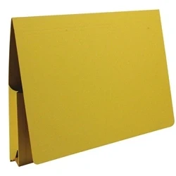 Image of Guildhall Legal Document Wallet Full Flap 315gsm [Pack 50] PW3 YLWZ