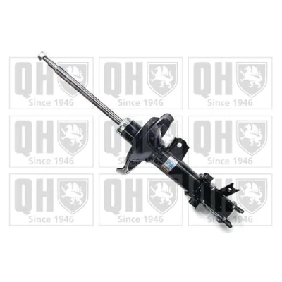 Image of 546501G200, 546501G400 Shock absorber QUINTON HAZELL QAG181015 Front Axle Left Gas Pressure Twin Tube Suspension Strut Top pin KIA: RIO 2