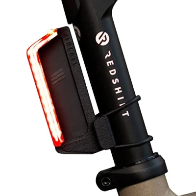Image of REDSHIFT ARCLIGHT LED Bicycle Light, Dual Color, Front Rear Bike Light and Mount for Day Night Riding, 36+hr Battery Life, Auto On Off, USB Rechargeable, Waterproof, Ultra Bright LEDs