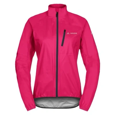 Image of VAUDE Women&#039;s Drop Jacket III, Lightweight Rain Jacket, Waterproof and Feather light, Ceplex Active Technology, Breathable Compact Packable, Environmentally Friendly with Eco Finish, Reflective