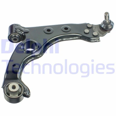 Image of 50513442, 50521045, 50521046 Suspension Arm DELPHI TC2862 with ball joint Right, Lower Trailing Sheet Steel ALFA ROMEO: Giulietta Hatchback